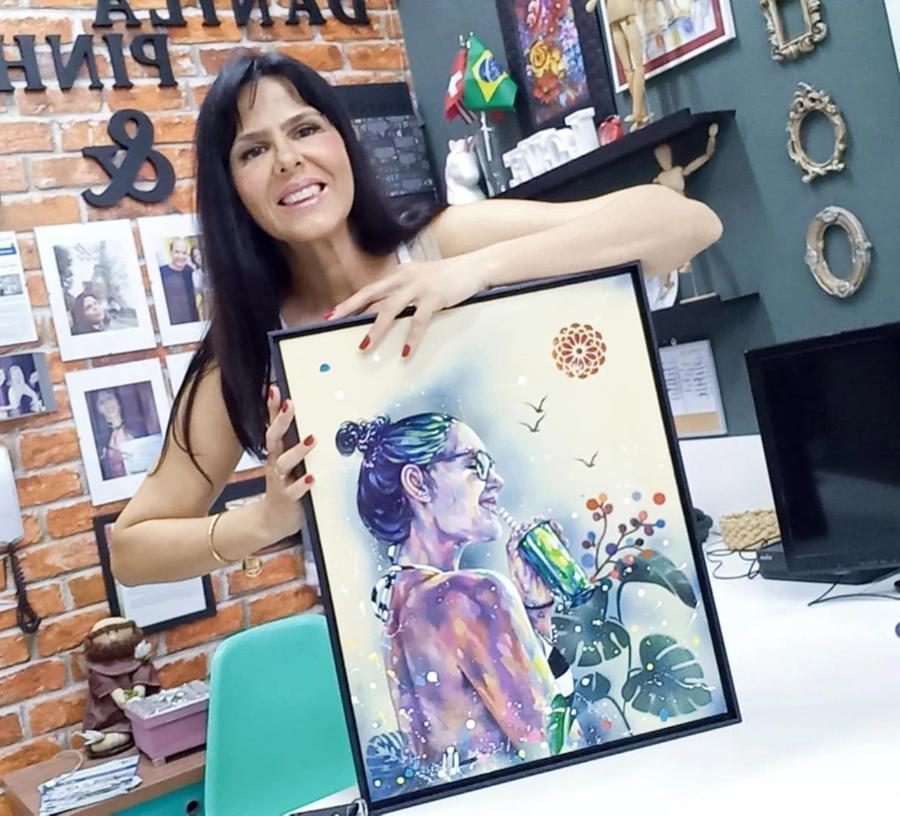 Artista plástica rio-pretense expõe em São Paulo