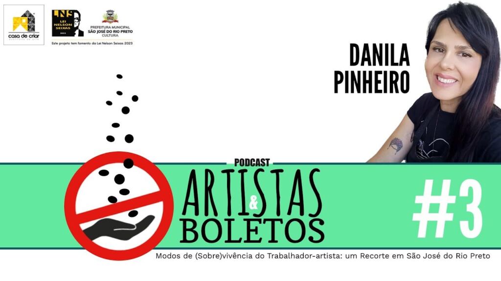 Danila Pinheiro marca presença no podcast "Artistas & Boletos" da Casa de Criar